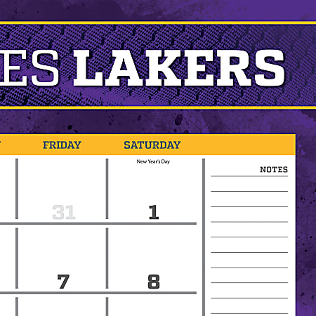 Los Angeles Lakers 2022 Box Calendar (Other) 
