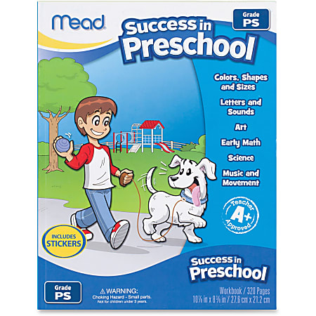 Mead Success In Preschool Workbook Printed Book - Book - Grade Preschool