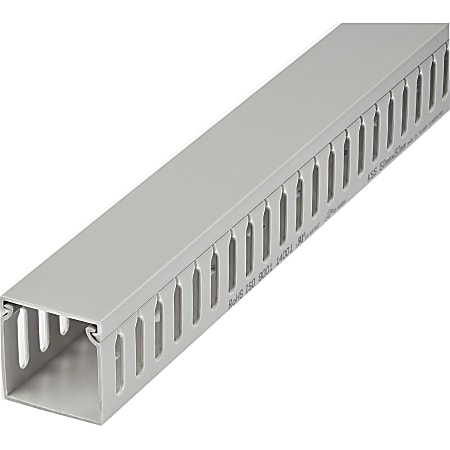 StarTech.com Cable Management Raceway w/Adhesive Tape 78in - Network Cable Hider Kit - Solid Wire Duct System - CBMWD5050