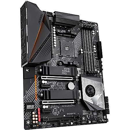 Aorus Ultra Durable X570 AORUS PRO WIFI Desktop Motherboard AMD Chipset Socket AM4 128 GB DDR4 SDRAM Maximum RAM DIMM UDIMM 4 x Memory