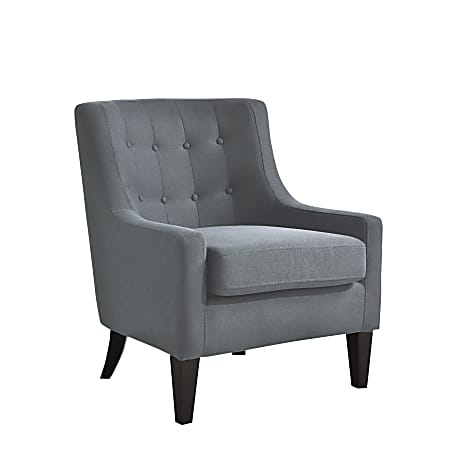 Lifestyle Solutions Harley Accent Guest Chair, Charcoal