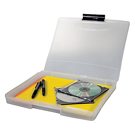 Innovative Storage Designs Project Case, Letter Size, Clear