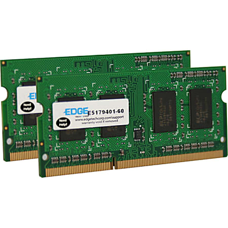 EDGE - DDR3 - kit - 4 GB: 2 x 2 GB - SO-DIMM 204-pin - 1333 MHz / PC3-10600 - unbuffered - non-ECC