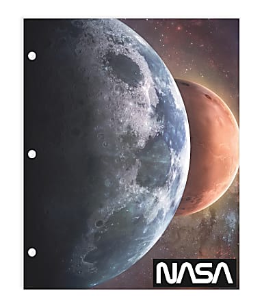 Innovative Designs 2-Pocket Licensed Paper Folder, NASA