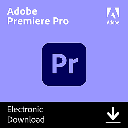 Adobe Premiere Pro, 2025, 1-Year Subscription, Mac/Windows, Download