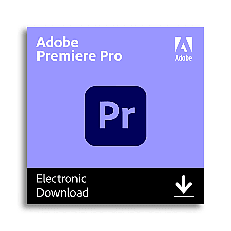 Adobe Premiere Pro, 2025, 1-Year Subscription, Mac/Windows, Download