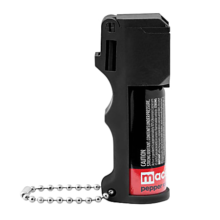 Mace® Brand Pocket Pepper Spray, 4-1/2”H x 1”W x 1”D, Black