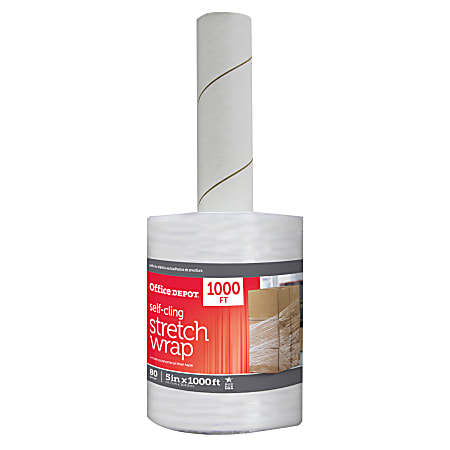 Office Depot® Brand Stretch Wrap Film, 5" x 1000' Roll, Clear
