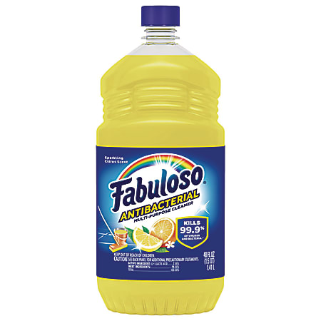 Fabuloso® Antibacterial Multi-Purpose Cleaner, Sparkling Citrus Scent, 48 oz Bottle
