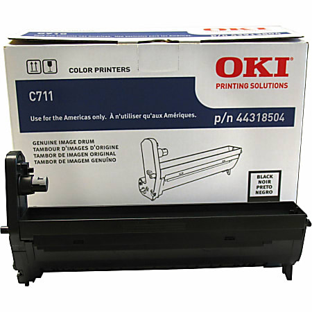 Oki 44318501/02/03/04 Image Drum - LED Print Technology - 20000 - 1 Each - Black