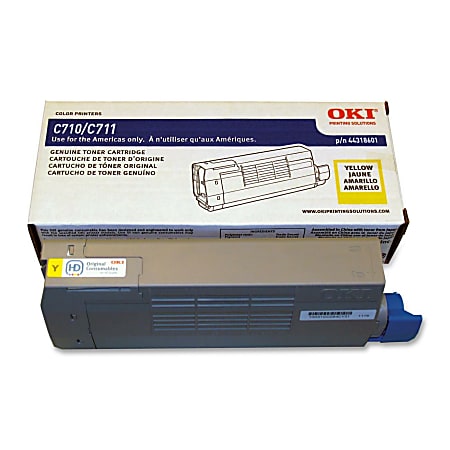 Oki Toner Cartridge - LED - 11500 Pages - Yellow - 1 Each