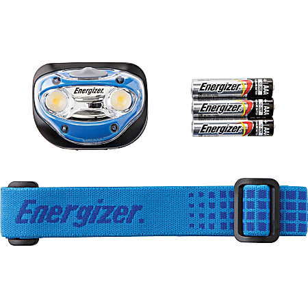 Energizer Vision LED Headlamp - LED - 80 lm Lumen - 3 x AAA - Battery - Blue