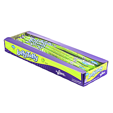 Laffy Taffy Ropes, Sour Apple, Tray Of 24