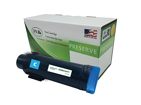 IPW Preserve Remanufactured Cyan High Yield Toner Cartridge Replacement For Xerox® 106R03477, 106R03477-R-O