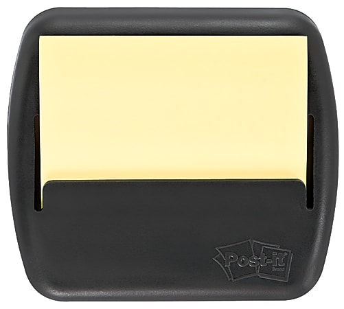 Post-it® Mobile Attach & Go Car Visor Dispenser, 3" x 3", Canary Yellow