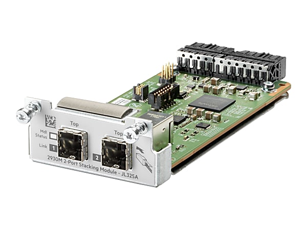 HPE Aruba - Network stacking module 2 - for HPE Aruba 2930M 24 Smart Rate POE+ 1-Slot