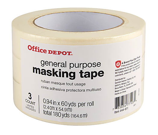 20903 All-Purpose Masking Tape, 60 YD Roll, 2 inch Wide