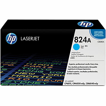 HP 824A Cyan LaserJet Imaging Drum, CB385A
