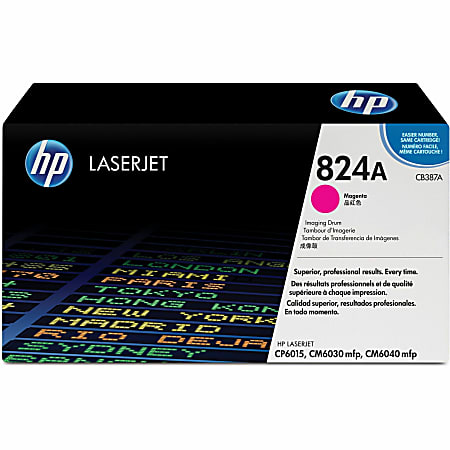 HP 824A Magenta LaserJet Imaging Drum, CB387A