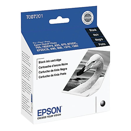 Epson® T007 Black Ink Cartridge, T007201