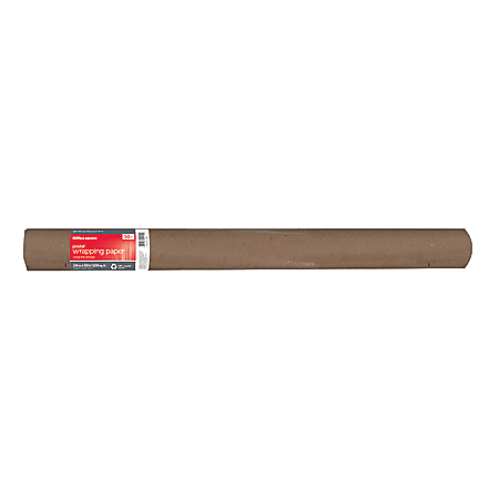 Office Depot Brand 100percent Recycled Kraft Paper Roll 40 Lb 24 x