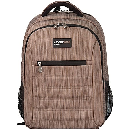 Mobile Edge SmartPack Carrying Case Backpack for 16 Notebook Wheat