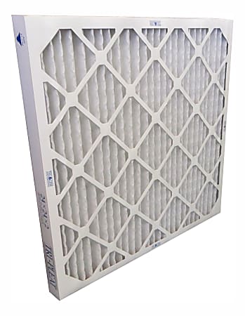 Tri-Dim Pro HVAC Pleated Air Filters, Merv 9, 14"W x 25"H x 2"D, Case Of 6