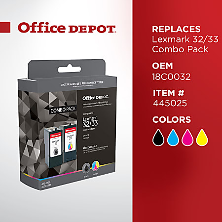 Office Depot Brand Remanufactured Black And Tri Color Ink Cartridge ...