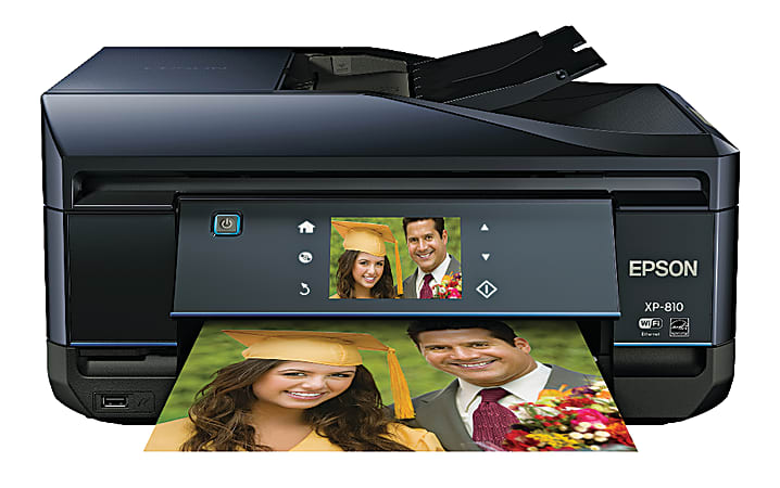 Epson® Expression Premium XP-810 Inkjet Small-In-One® Printer, Copier, Scanner, Fax