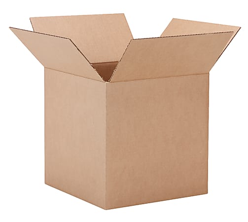 Corrugated Box, 14" x 14" x 14", Kraft