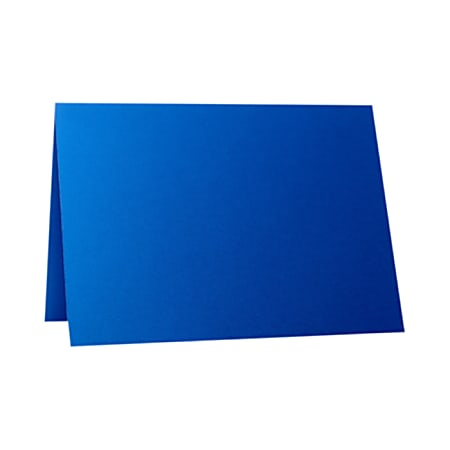 LUX Folded Cards, A1, 3 1/2" x 4 7/8", Boutique Blue, Pack Of 500
