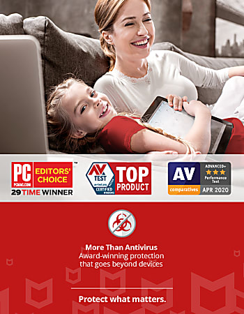 McAfee Internet Security 10 Devices Antivirus Software 1 Yr ...