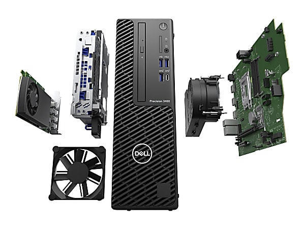 Dell™ Precision 3460 Desktop PC, Intel® Core™ i7, 16 GB Memory, 512GB Solid State Drive, Windows® 10 Pro