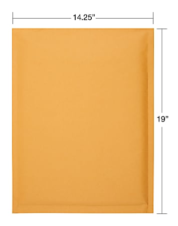 Office Depot Brand Self Sealing Bubble Mailers Size 7 14 14 x 19 Pack ...