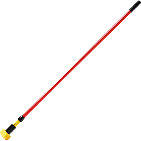 Rubbermaid Commercial Gripper 60" Fiberglass Mop Handle - 60" Length - Red - Fiberglass - 1 Each