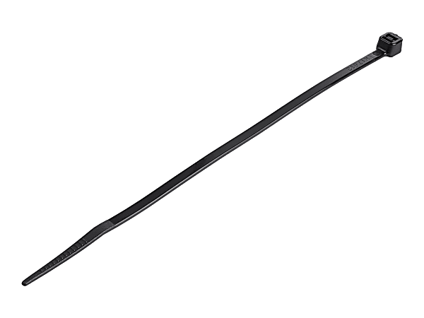 StarTech.com 1000 Pack 6" Cable Ties - Black Medium Nylon/Plastic Zip Ties Adjustable Network Cable Wraps UL TAA