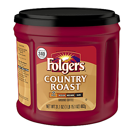 Folgers® Country Roast Coffee, 31.1 Oz Can