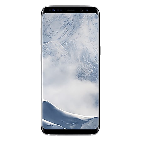 Samsung Galaxy S8 G950U Refurbished Cell Phone, Arctic Silver, PSC100818