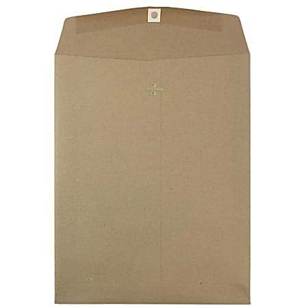 JAM Paper® Open-End 10" x 13" Manila Catalog Envelopes, Gummed Closure, Brown Kraft Paper Bag, Pack Of 25