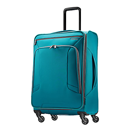 American Tourister® 4 KIX Rolling Spinner, 24 1/4"H x 17"W x 9 1/2"D, Teal