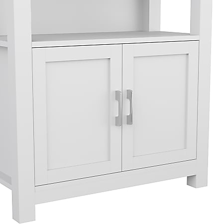 Martha Stewart Hutton 68 H 4 Shelf Shaker Bookcase With Storage