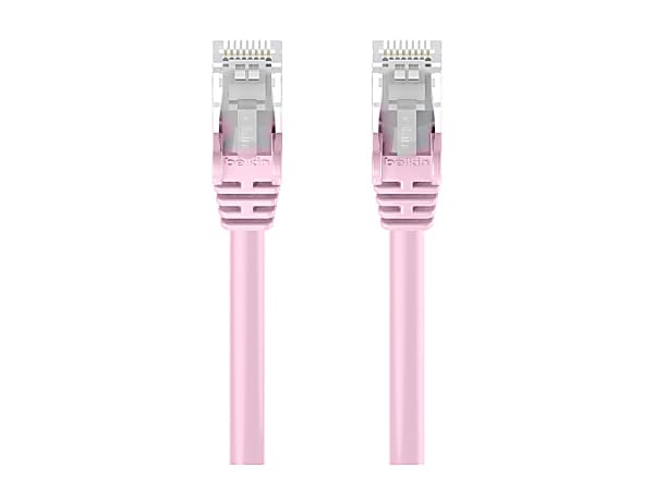 Belkin High Performance - Patch cable - RJ-45 (M) to RJ-45 (M) - 20 ft - UTP - CAT 6 - molded, snagless - pink - for Omniview SMB 1x16, SMB 1x8; OmniView SMB CAT5 KVM Switch