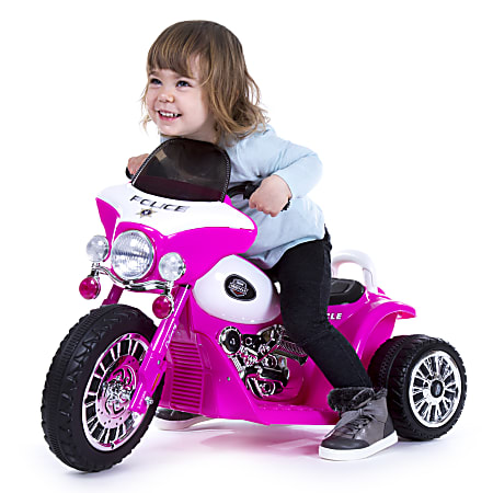 Lil rider deals police motorcycle