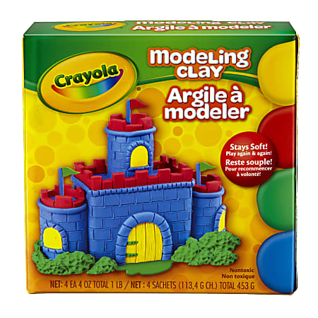 Crayola Modeling Clay Assorted Colors 1 Lb Set Of 12 Boxes - Office Depot