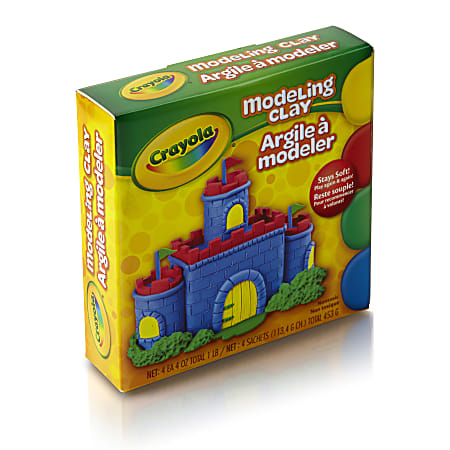 Crayola Modeling Clay Assorted Colors 1 Lb Set Of 12 Boxes