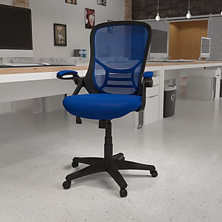 Flash Furniture Porter Ergonomic Mesh High-Back Office Chair, Blue