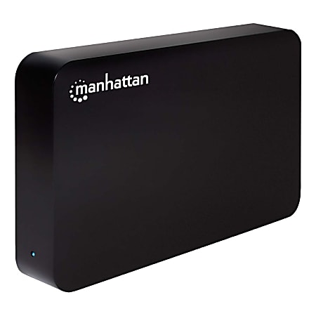 Manhattan Hi-Speed USB, SATA, 3.5" Drive Enclosure, Black