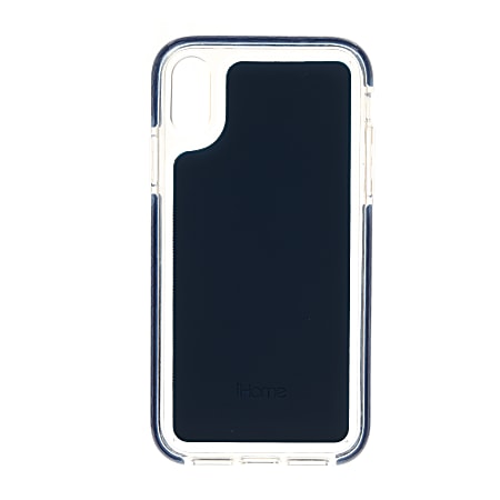iHome Velo Impact Silicone Phone Case For iPhone® XR, Navy, IHXPR156N-OD
