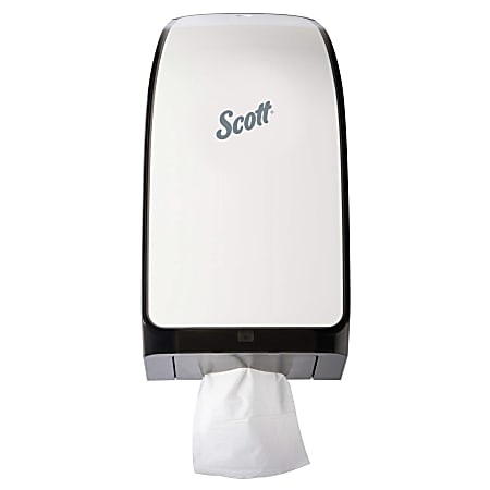 Scott® Hygienic Bathroom Tissue Dispenser, White, 1 Dispenser