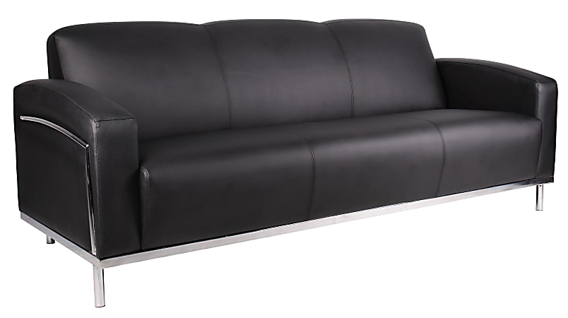 Boss CaressoftPlus™ Lounge Seating, Sofa, Black/Silver